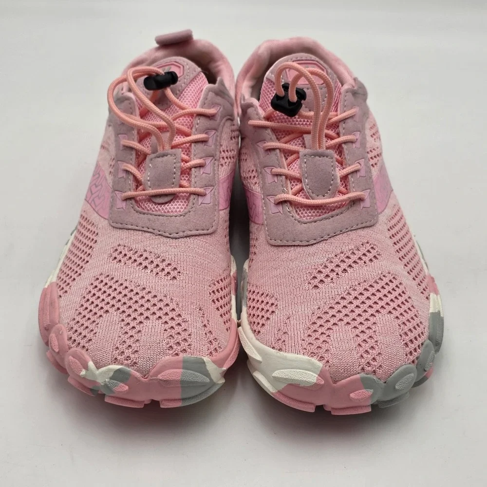 Joomra Minimalist Barefoot Trail Run Shoes Pink/Gray Women's Size 10.5 NWOB